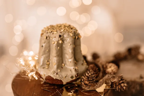 Pandoro al Pistacchio Artigianale con scatola