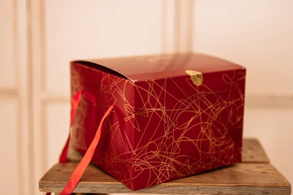 Panettone Mandorlato Artigianale con scatola - immagine 2