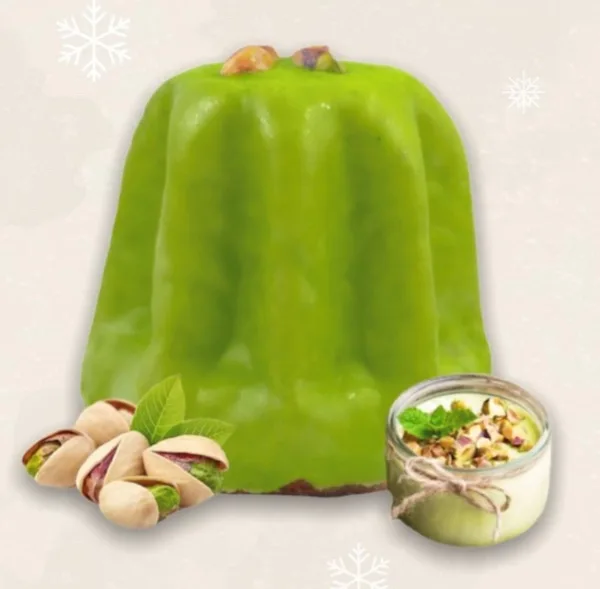 Pandoro al Pistacchio Artigianale con scatola - immagine 4